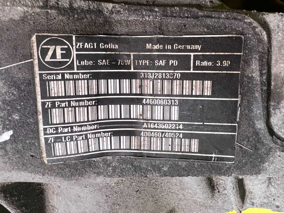 Задний редуктор ML W164 350i M272 задній редуктор МЛ 164 3.5i мост