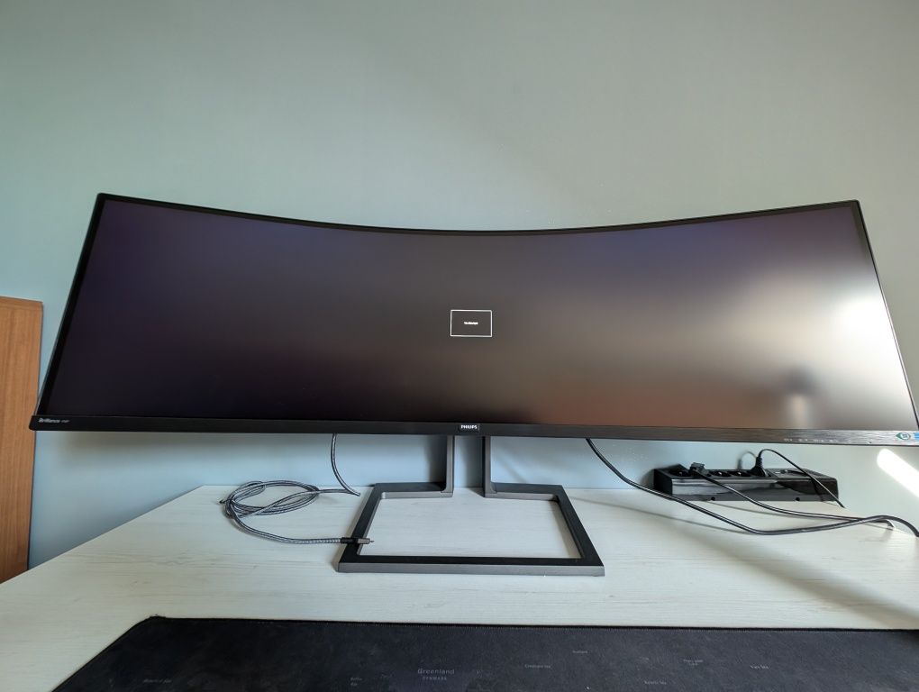 OKAZJA Monitor 32:9 PHILIPS Brilliance 498P9 48.8" 5120x1440px Curved
