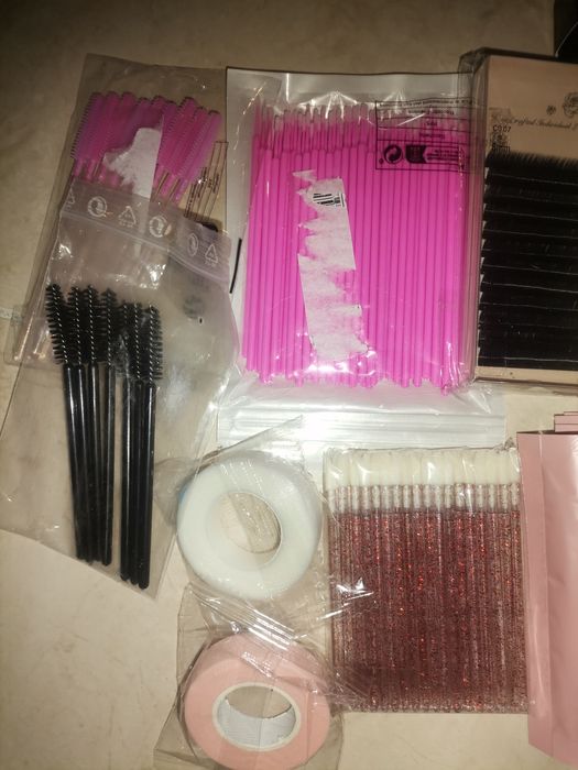 Kit para colocar pestanas