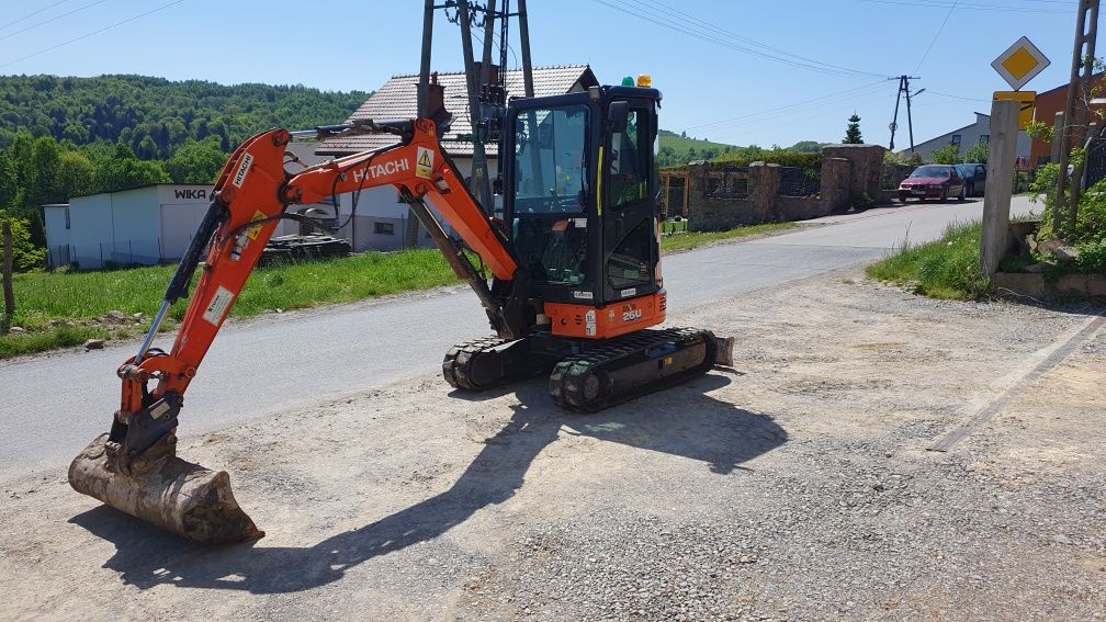 Minikoparka Hitachi ZX26U-6 CR Kubota Takeuchi Jcb Volvo Neuson Bobcat