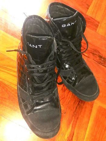 Ténis bota Gant preto brilhante -39