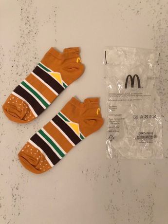 Skarpetki McDonald’s stopki hamburger oryginalne r. 42 - 45 nowe