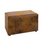 pufa skrzynia z funkcją przechowywania HAKU vintage brown 65cm NOWA