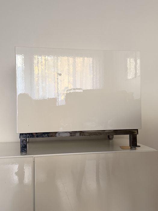 Niskie szafki białe połysk 180x42x49