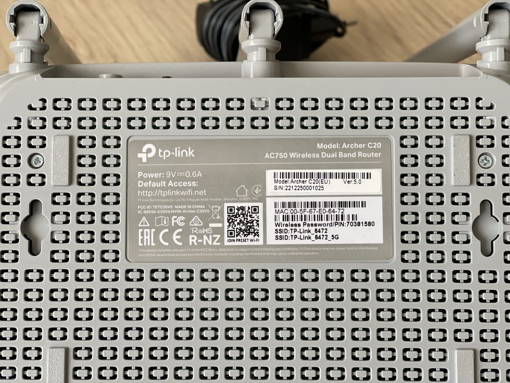 Router Wireless TP-Link Archer C20