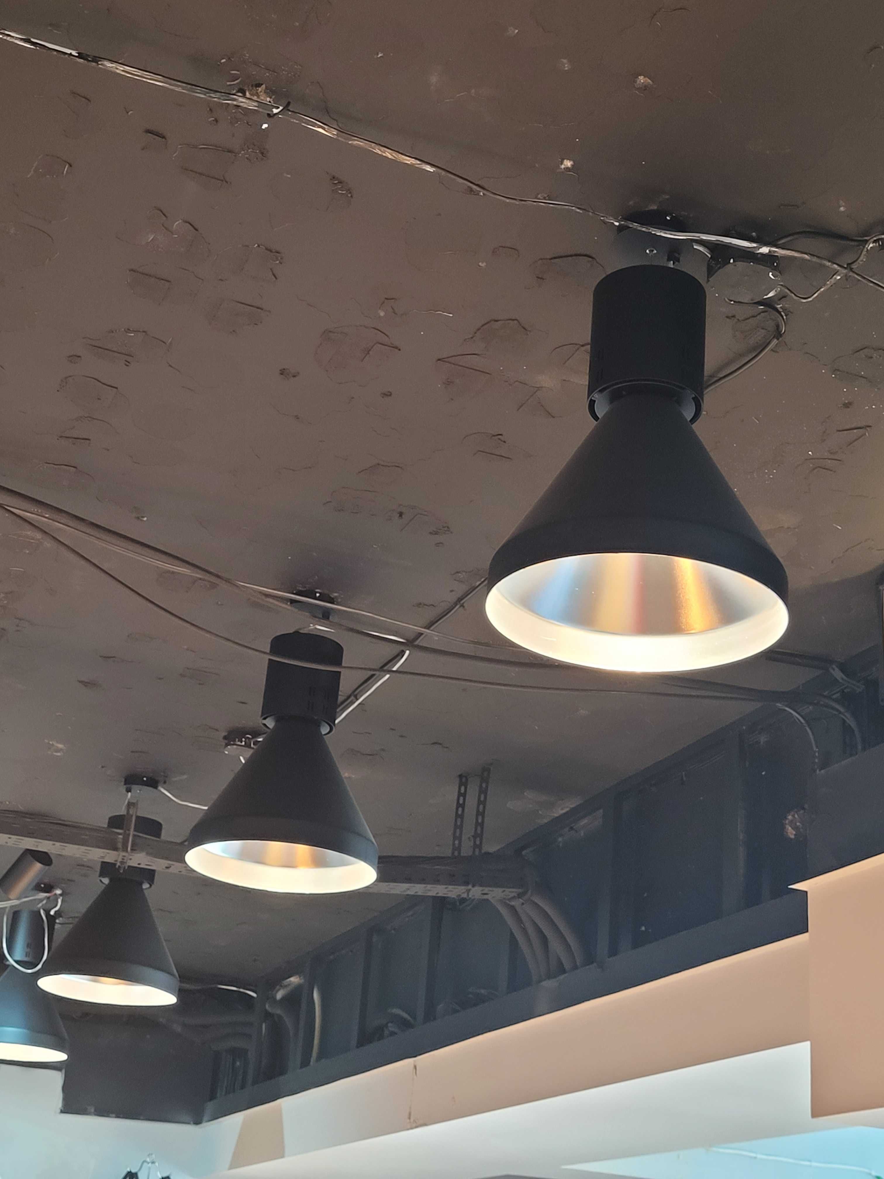 Industrialne loftowe lampy LED idealne do biura, sklepu.
