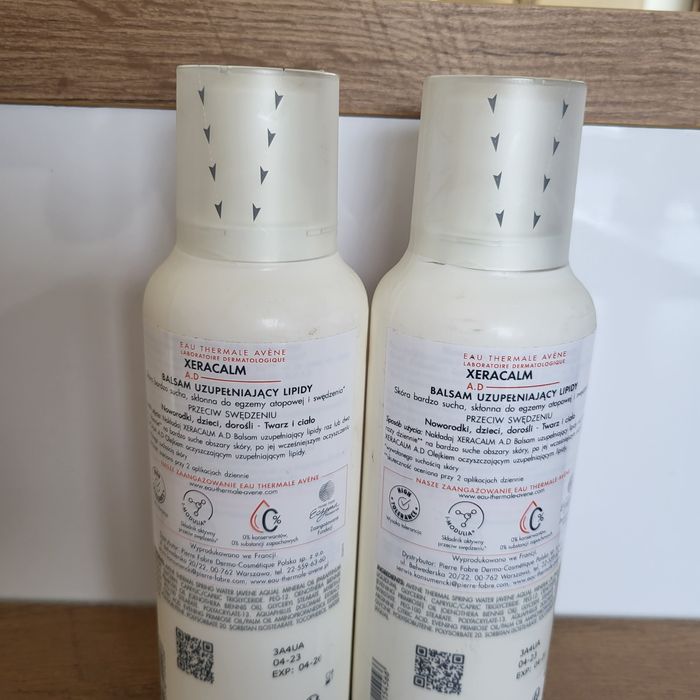 Avene Xeracalm A.D Balsam uzupełniający lipidy 2x400 ml
