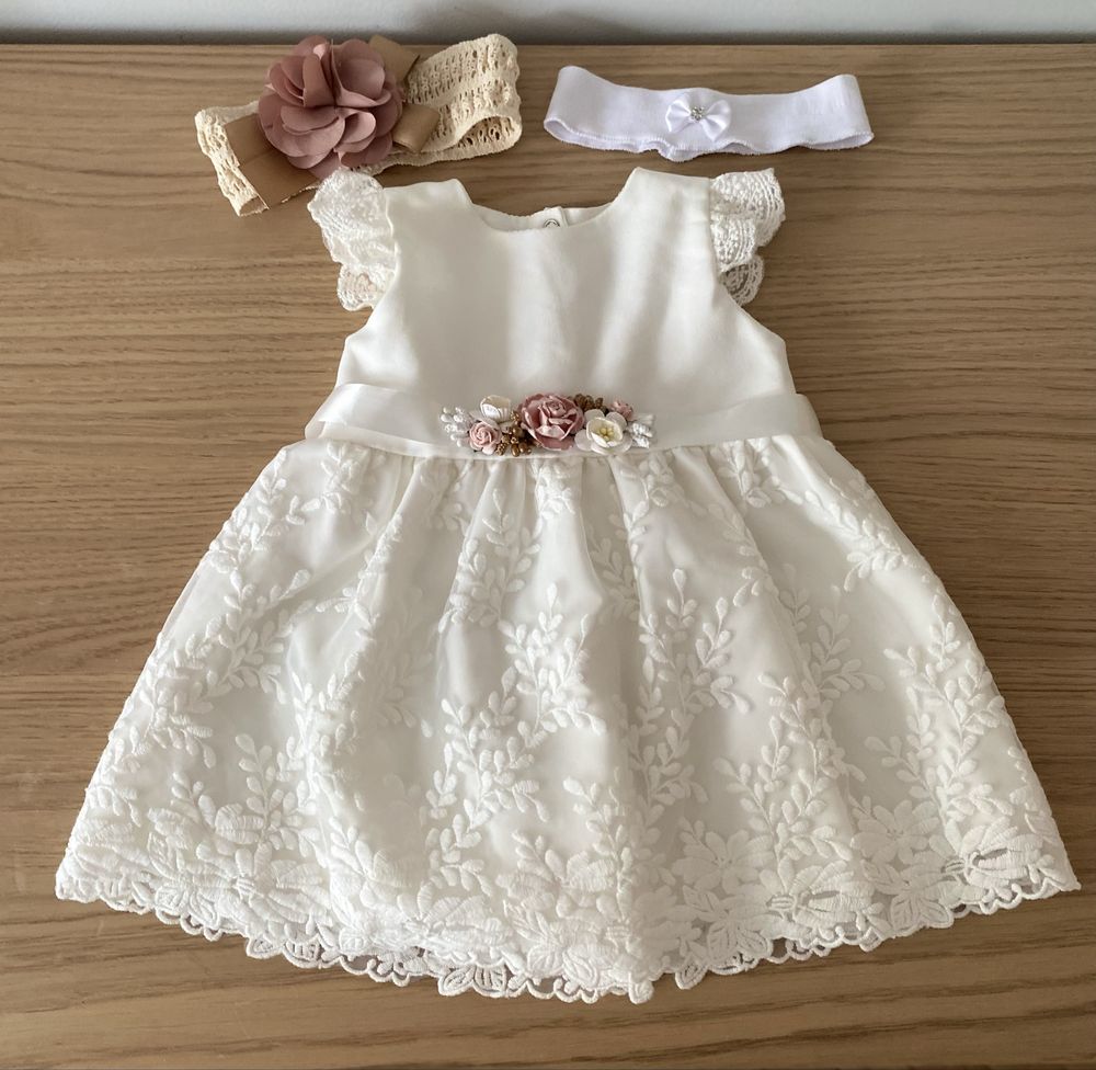 Sukienka na chrzest Milulove r.62 stan idealny