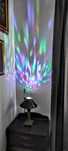 Żarówka E27 Obrotowa kolorowa kula Dyskotekowa LED RGB. Projektor