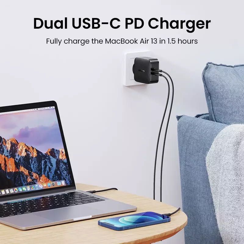 UGREEN 66W PD быстрая зарядка Quick Charge PD