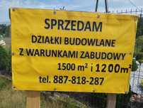 Działka budowlana z WZ Stefanów/Dalików