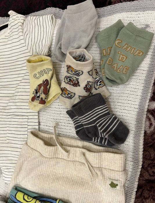 Комплект пакет одягу джемпер штани боді носки 3-6 місяців