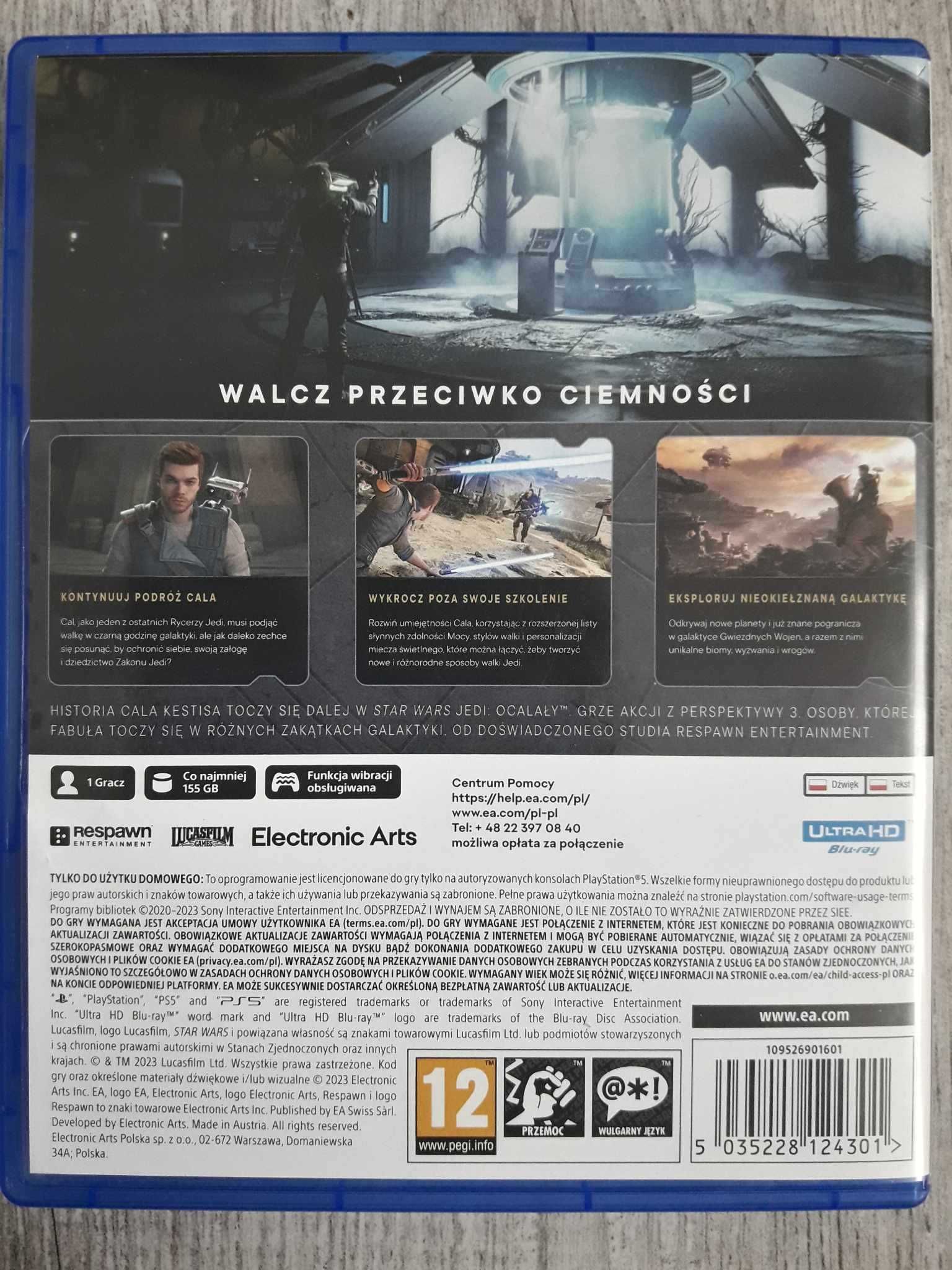 Gra Star Wars Jedi: Ocalały PS5 Playstation