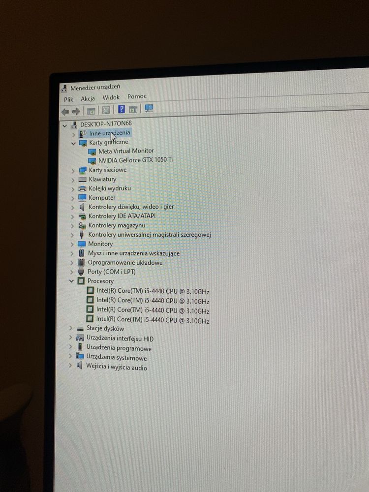 Komputer Gamingowy GTX 1050TI