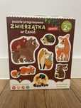 Puzzle progeresywne czuczy - zwierzatka w lesie
