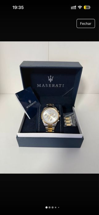 MASERATI Relógio Competizione Bicolor