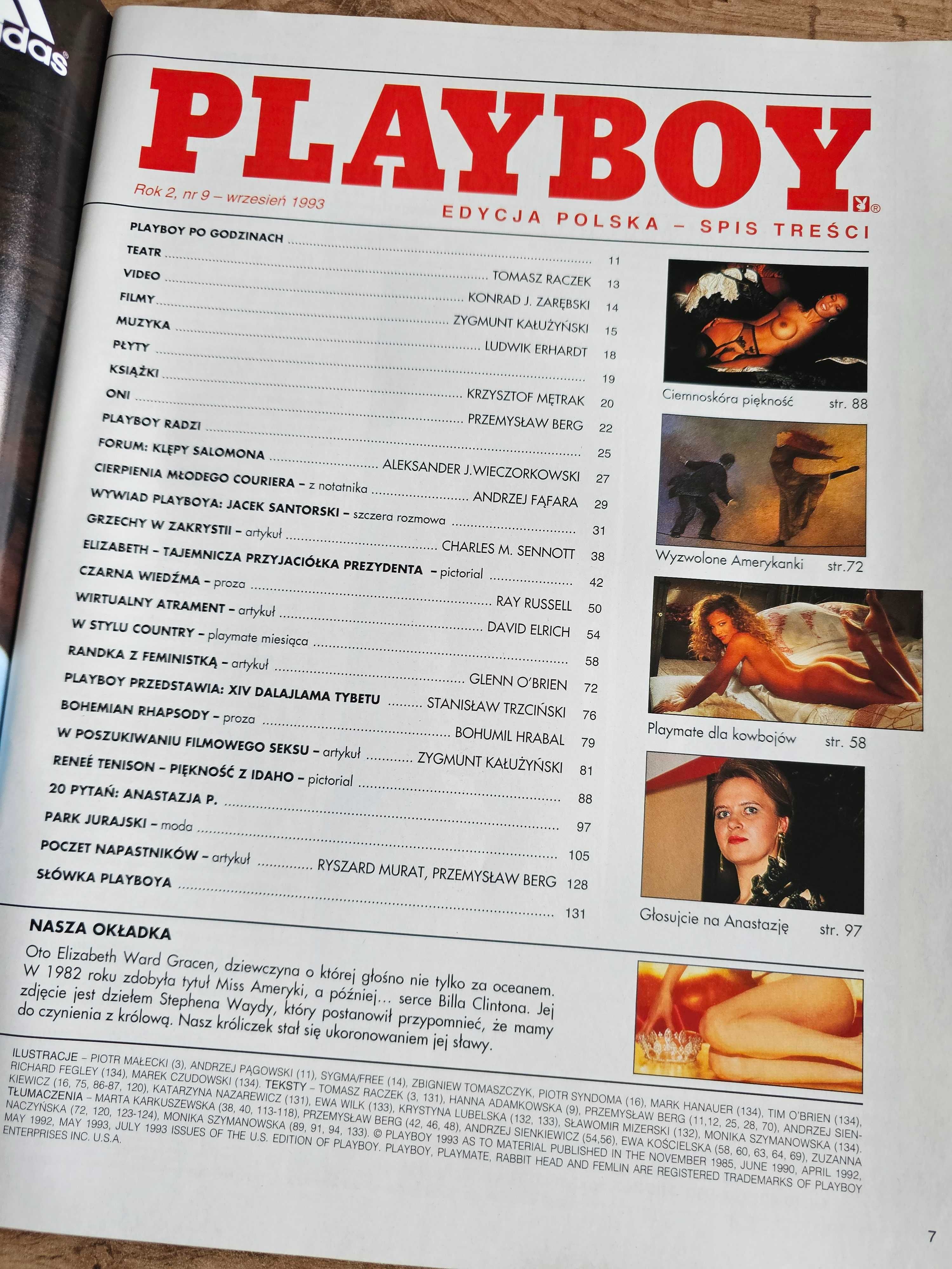 Playboy 1993 - Cady Cantrell, Elizabeth Ward Gracen, Renee Tenison