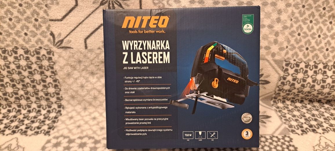 Nowa Wyrzynarka z Laserem 710W firmy Niteo