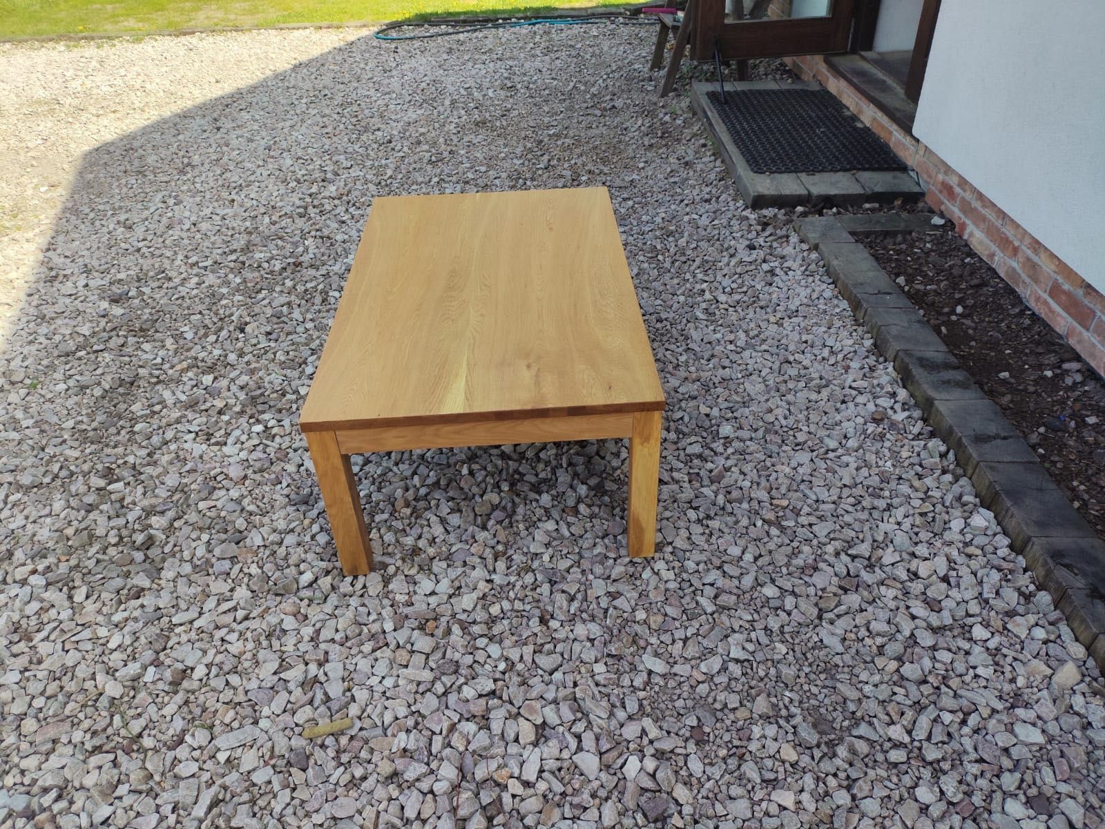 Ława dębowa stolik stół 120x75x45