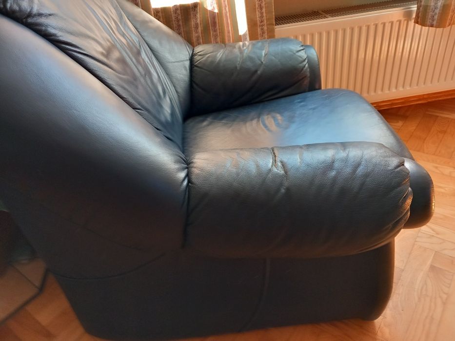 Fotel skórzany clear