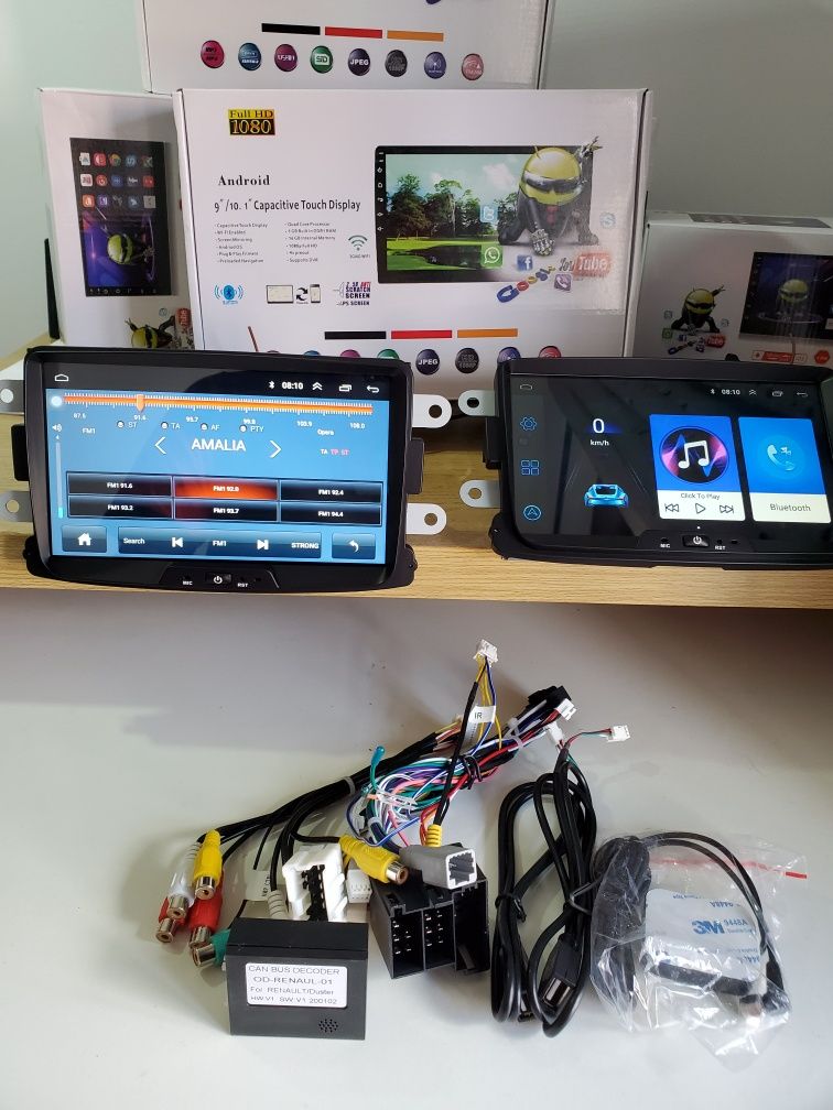Auto Radio P/Renault e Darcia Android 13 Carplay Android Auto/Montagem