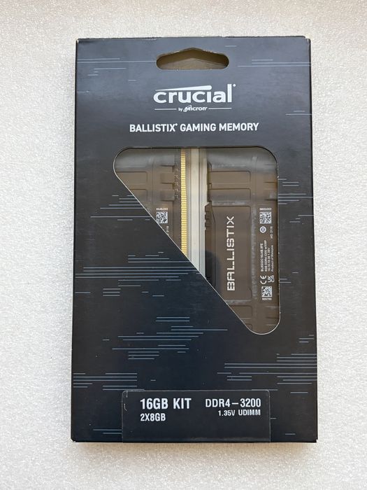 Pamięć Crucial Ballistix DDR4 3200 DRAM 16GB CL16 BL2K8G32C16U4B