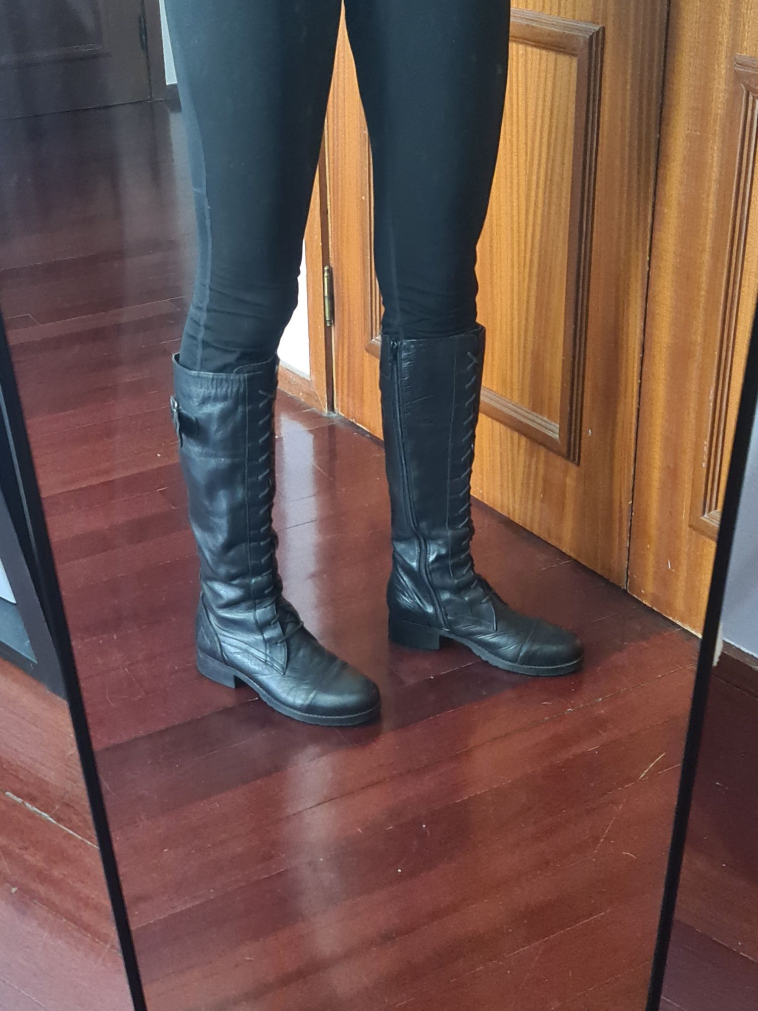 Botas Aldo Pele Preta 37