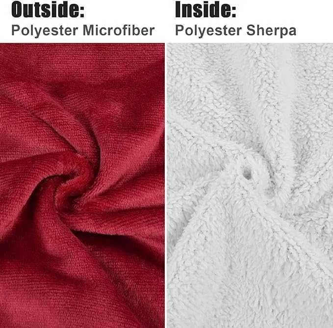 Bluza z kapturem oversize, koc ciepła modna PREZENT
