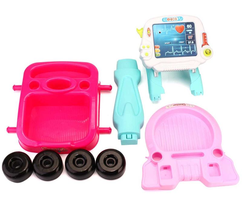 Zestaw małego lekarza doktor wózek akcesoria dla dzieci prezent