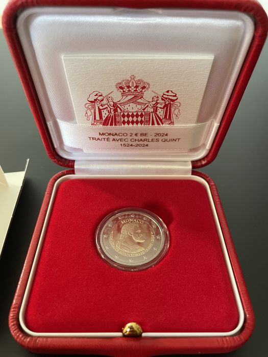 Moeda 2€ proof Monaco