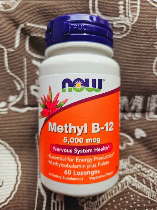 Витамин б-12 метил В12, b12 Now foods 1000 мкг 100 шт спрей