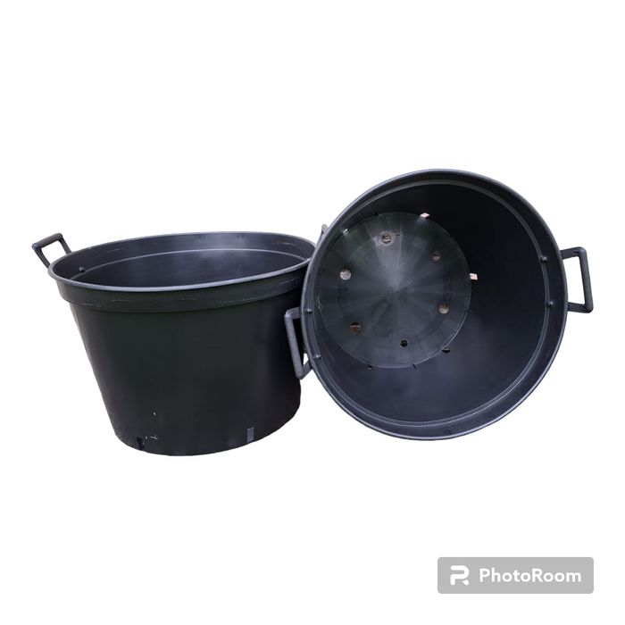 Doniczki produkcyjne 65 L z uchwytami zanitowanymi na stałe 54cm