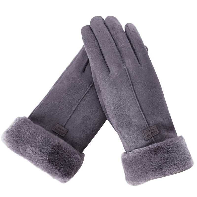 Зимові жіночі рукавички / рукавиці з сенсорними пальцями