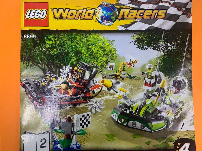 Lego World Racers 8899 (Болото крокодилів) Зібране з інструкціями.