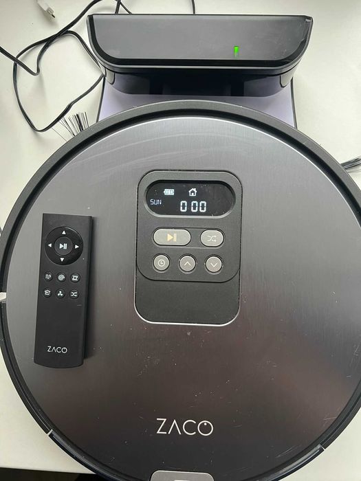 Робот-пилосос ZACO V80 з функцією прибирання 2в1 із зарядною станцією