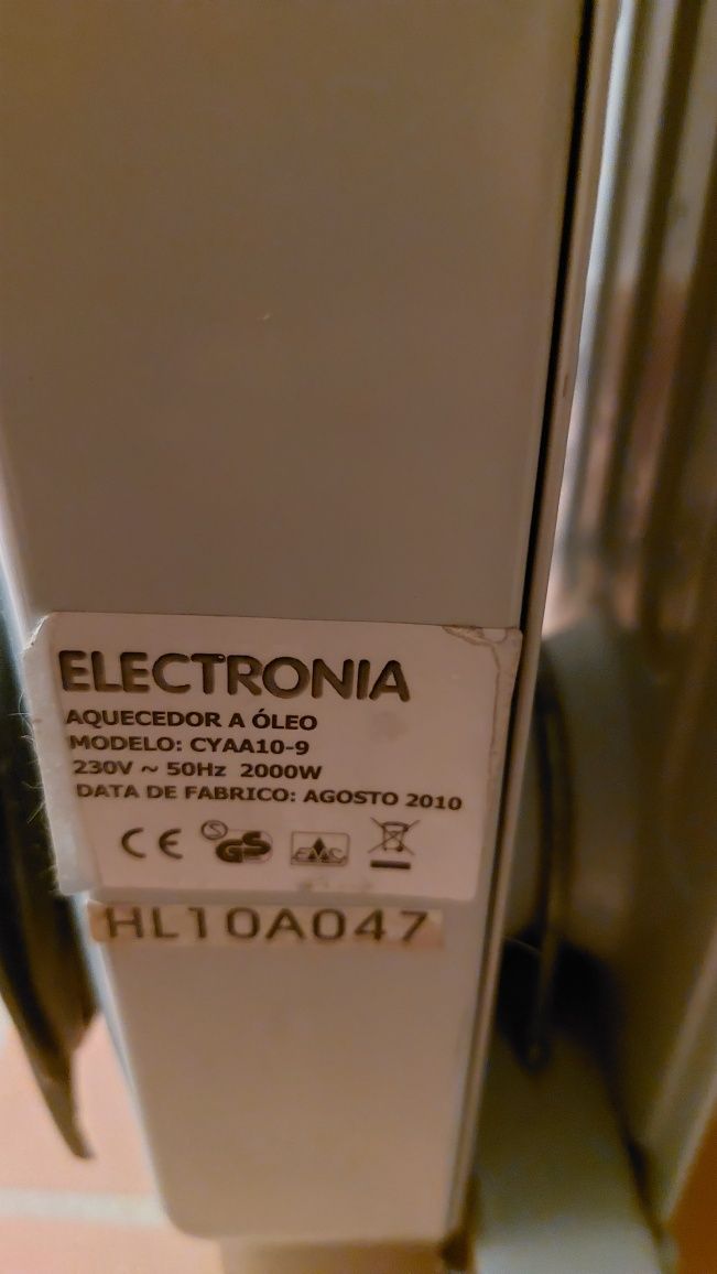 Aquecedor Eletronia