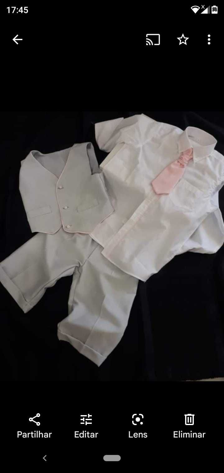 Conjunto novo  cerimónia 10 anos rapaz