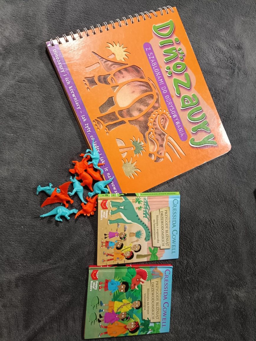 Zestaw dinozaurowy dla dzieci puzzl i inne e zabawki