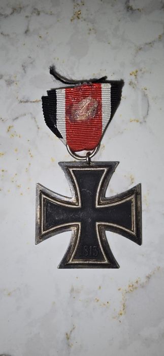 Niemcy II WŚ III RZESZA Krzyż EK2 syg. 44 ORYGINAŁ