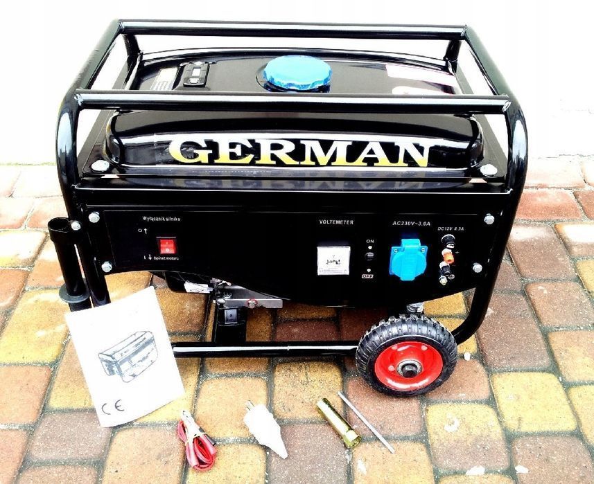 Agregat prądotwórczy 3,63kVA GERMAN 1x230V 1x12V