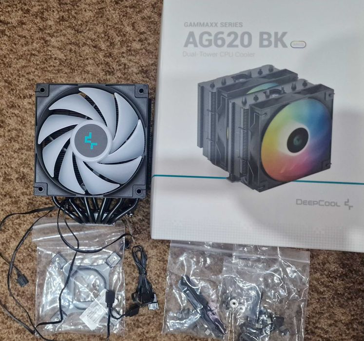Кулер до процесора Deepcool AG620 BK ARGB  INTEL/AMD