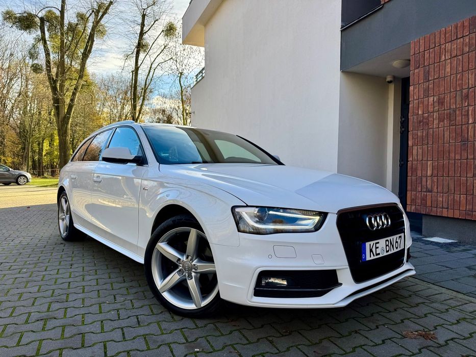 Audi A4 Avant 2.0TDI 190KM CR Quattro S-Line/ Navi 3G+/ Webasto/ Led/ Alu18/ Skóra