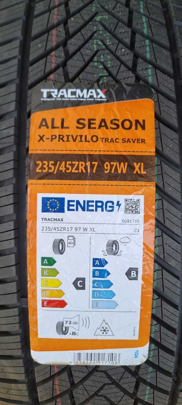 Nowe opony całoroczne TRACMAX TRAC SAVER AS01 235/45R17 97W