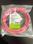 Kabel LogiLink CAT6A S/FTP RJ45 2m | różowy | Nowy