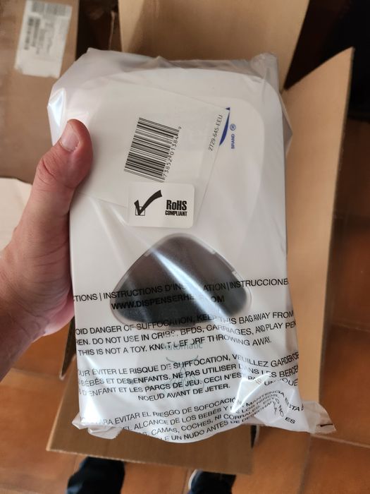 Lote de 20 Dispensadores de Álcool Gel a pilhas NOVOS (Plurel)