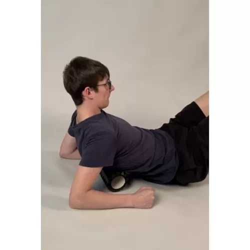 Roller joga - wałek do masażu (czarny)