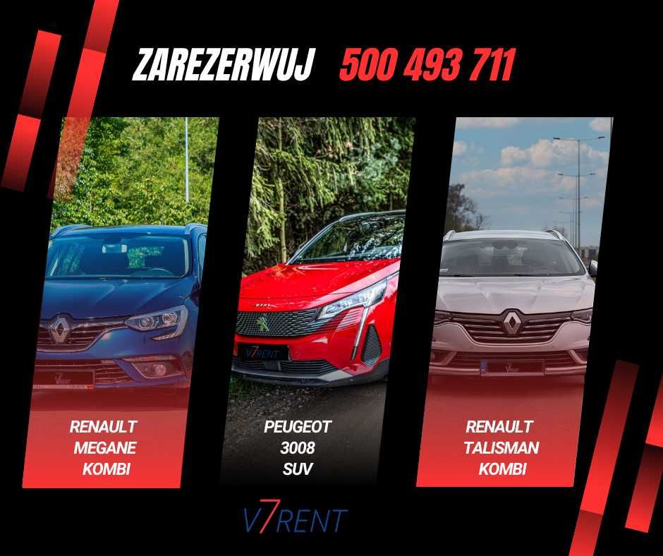 V7rent / Wypożyczalnia samochodów / Fiat Doblo XL / Hak  / Dostawczy.