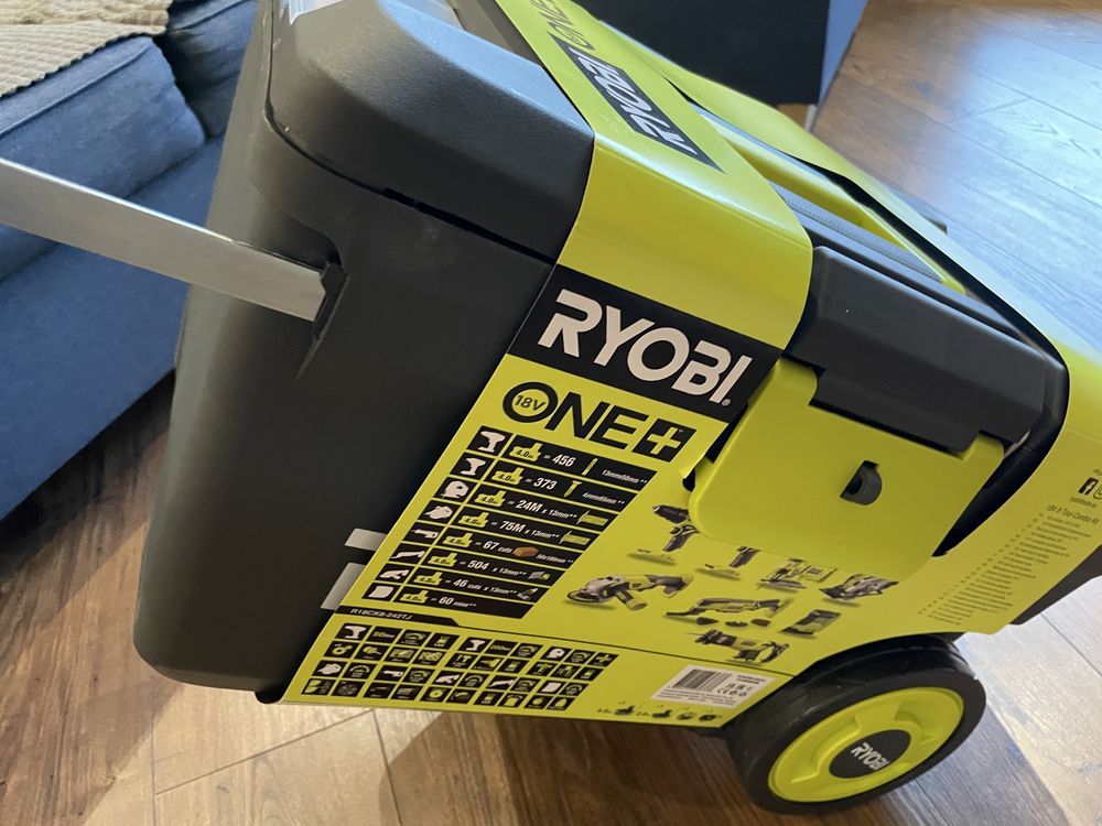 RYOBI - Zestaw narzędzi 12 elementów 18 V 2,0 Ah + 4,0 Ah GWARANCJA