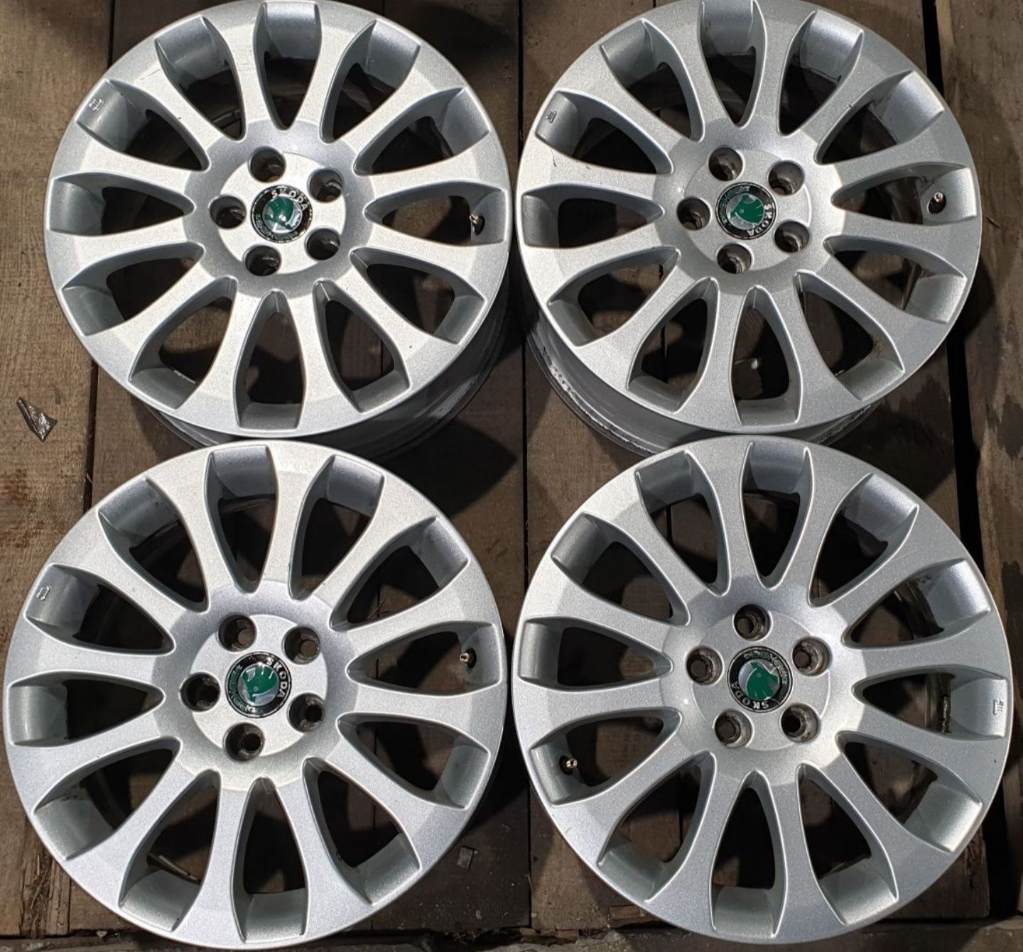 Alufelgi 16 5x100 6.5J ET 43 Skoda Monte Carlo Rommster RS oryginalne