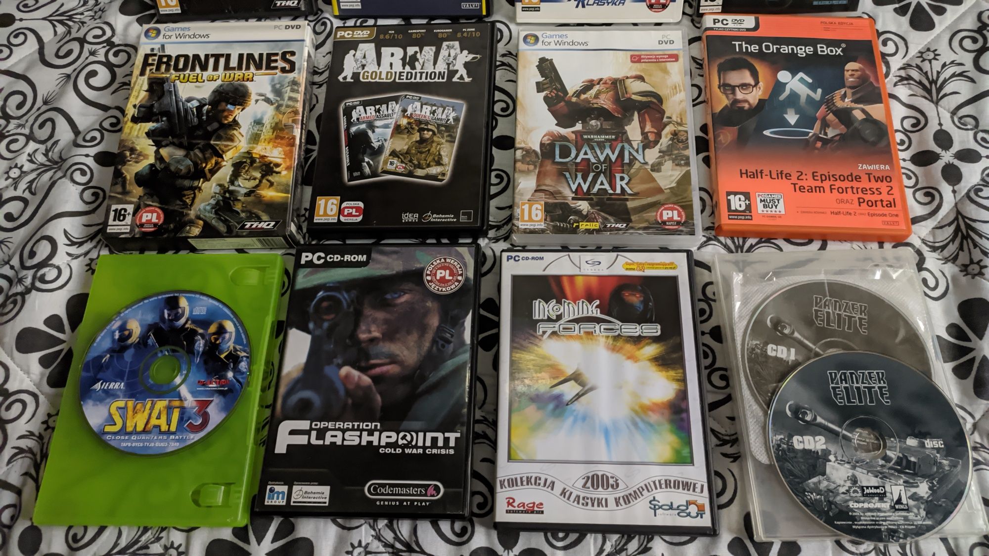 Gry PC - ARMA Gold, SWAT 3, CS Antology, Warhammer 40k